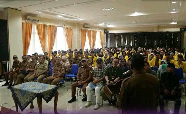 Menerima 288 mahasiswa Kuliah Kerja Nyata (KKN) Tematik Universitas Sriwijaya (Unsri) angkatan 102 Tahun 2025