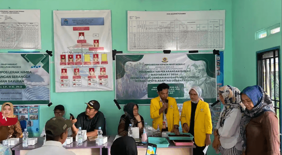 Adaptasi Urban Farming, Unsri Kenalkan Masyarakat di Desa Permata Baru tentang Budidaya Microgreens   Artikel ini telah tayang di Sripoku.com dengan judul Adaptasi Urban Farming, Unsri Kenalkan Masyarakat di Desa Permata Baru tentang Budidaya Microgreens,