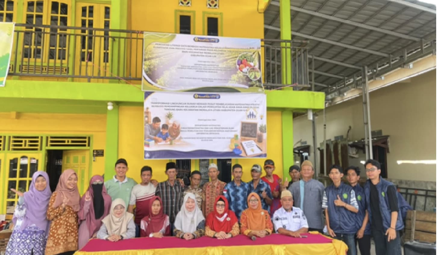 Dari Data ke Prediksi Panen, Dosen Matematika Unsri Dampingi Kelompok Tani di Desa Tanjung Baru